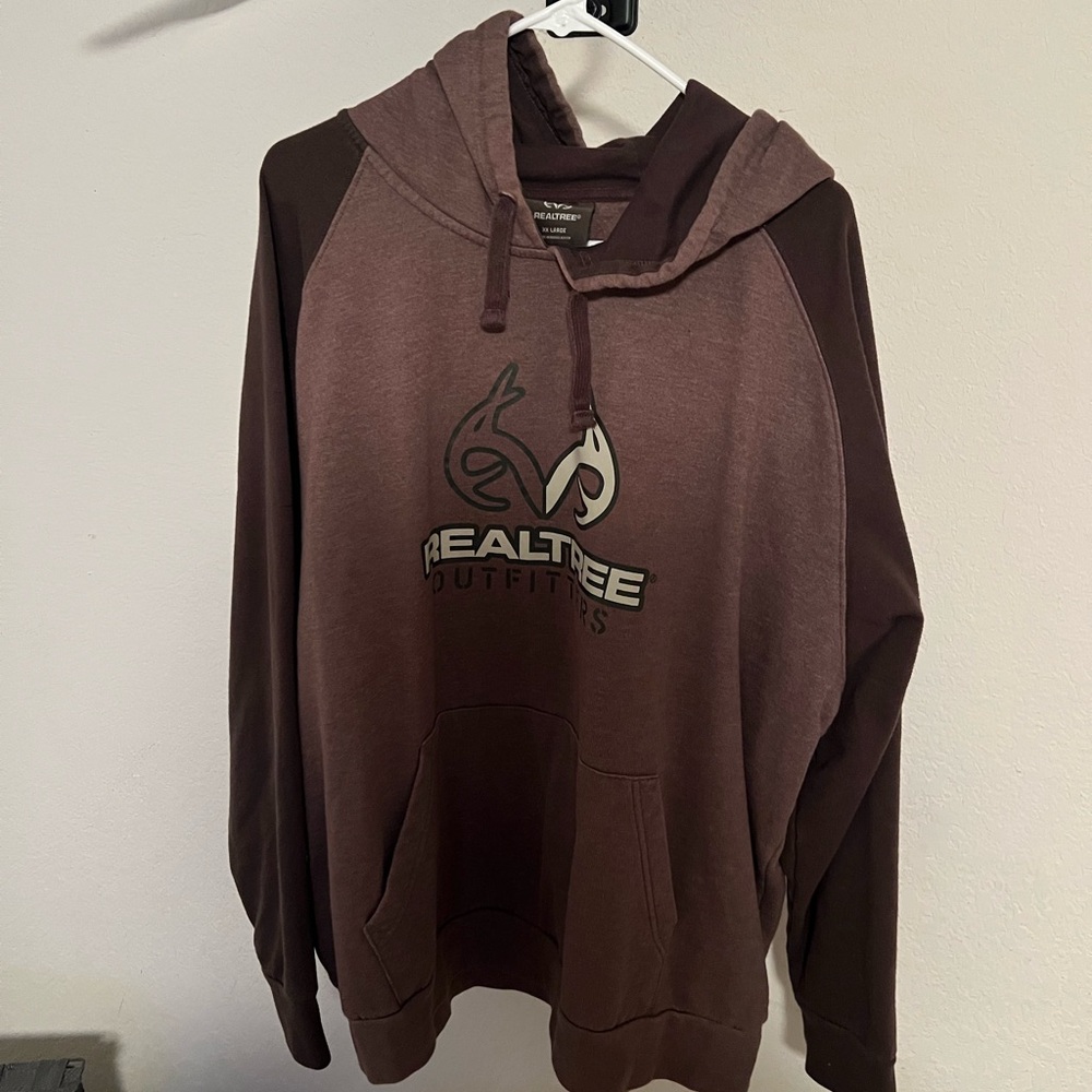 Realtree Brown Hoodie for Men Size XXL